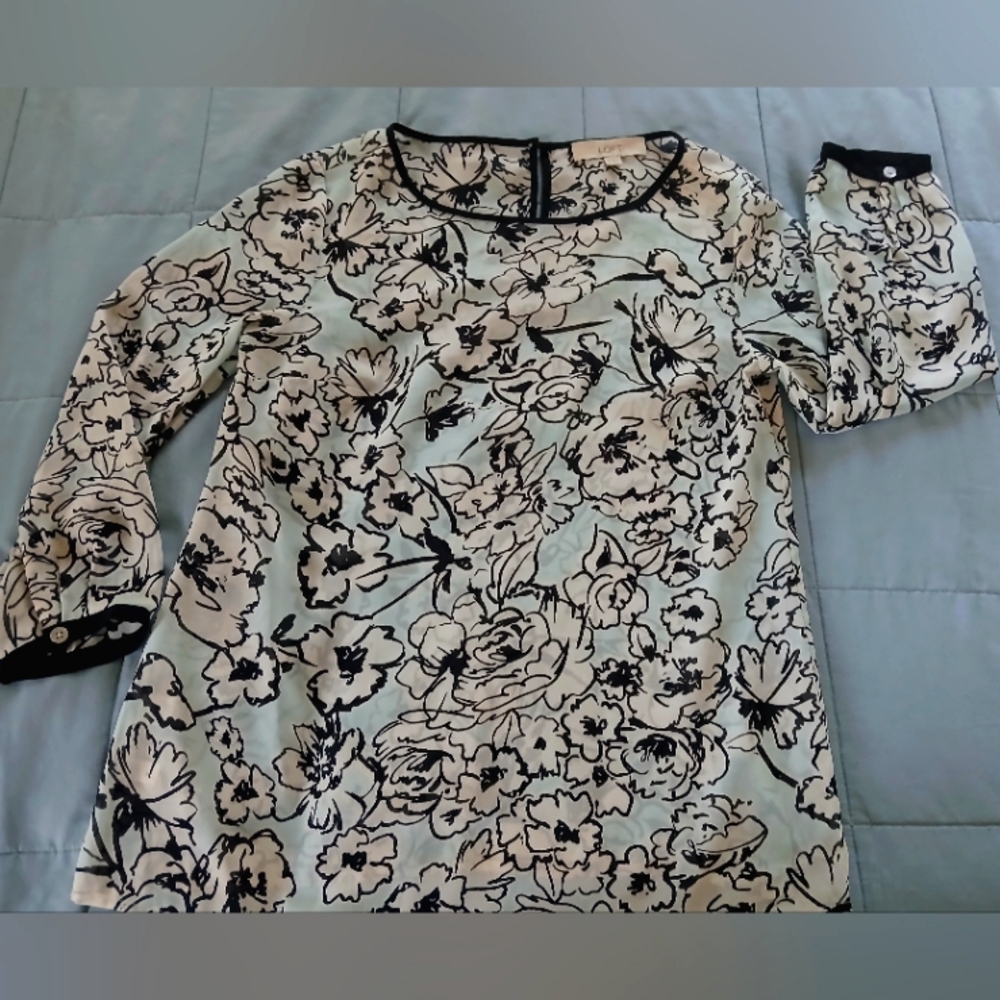 LOFT Sheer top blouse